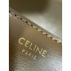 CELINE TEEN TRIOMPHE BAG IN SHINY CALFSKIN /DARK SEPIA