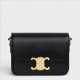 CELINE TEEN TRIOMPHE BAG IN SHINY CALFSKIN /BLACK