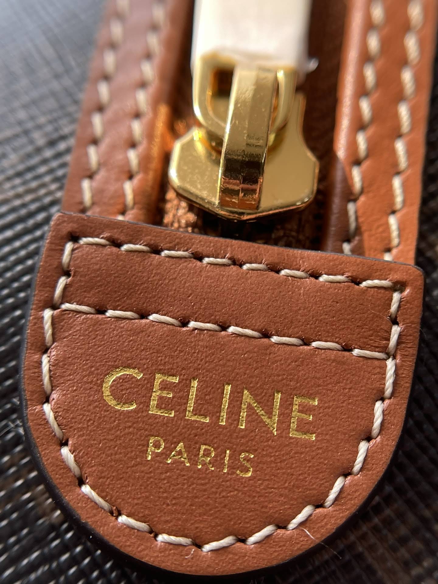 CELINE SMALL BOSTON IN TRIOMPHE CANVAS AND CALFSKIN