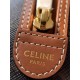 CELINE SMALL BOSTON IN TRIOMPHE CANVAS AND CALFSKIN