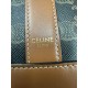 CELINE SMALL BUCKET IN TRIOMPHE CANVAS AND CALFSKIN