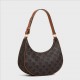 CELINE AVA BAG IN TRIOMPHE CANVAS AND CALFSKIN