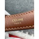 CELINE AVA BAG IN TRIOMPHE CANVAS AND CALFSKIN