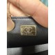 CHANEL 24P Seasonal Mini Flap Bag with Pearl Top Handle Chain AS4385 Black