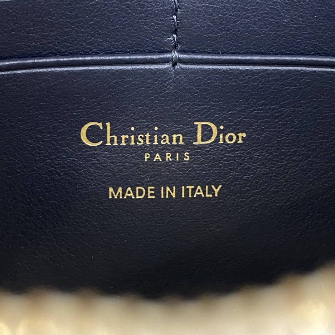 CHRISTIAN DIOR Medium Saddle Pouch with Chain