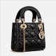 CHRISTIAN DIOR Mini Lady Dior Bag /Black Cannage Lambskin