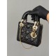 CHRISTIAN DIOR Mini Lady Dior Bag /Black Cannage Lambskin