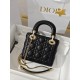 CHRISTIAN DIOR Mini Lady Dior Bag /Black Cannage Lambskin