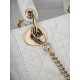 CHRISTIAN DIOR Mini Lady Dior Bag /Latte Cannage Lambskin