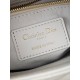 CHRISTIAN DIOR Mini Lady Dior Bag /Latte Cannage Lambskin