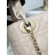 CHRISTIAN DIOR Mini Lady Dior Bag /Pale Pink Cannage Lambskin