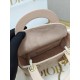 CHRISTIAN DIOR Mini Lady Dior Bag /Pale Pink Cannage Lambskin