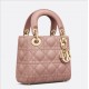 CHRISTIAN DIOR Mini Lady Dior Bag /Pale Pink Cannage Lambskin