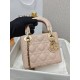 CHRISTIAN DIOR Mini Lady Dior Bag /Pale Pink Cannage Lambskin