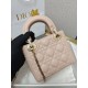 CHRISTIAN DIOR Mini Lady Dior Bag /Pale Pink Cannage Lambskin