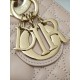 CHRISTIAN DIOR Mini Lady Dior Bag /Pale Pink Cannage Lambskin