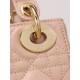 CHRISTIAN DIOR Mini Lady Dior Bag /Powder Pink Cannage Lambskin