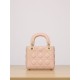 CHRISTIAN DIOR Mini Lady Dior Bag /Powder Pink Cannage Lambskin