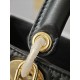 CHRISTIAN DIOR Small Lady Dior Bag /Black Cannage Lambskin