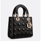 CHRISTIAN DIOR Small Lady Dior Bag /Black Cannage Lambskin