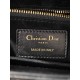 CHRISTIAN DIOR Small Lady Dior Bag /Black Cannage Lambskin