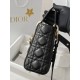 CHRISTIAN DIOR Small Lady Dior Bag /Black Cannage Lambskin