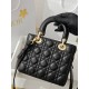 CHRISTIAN DIOR Small Lady Dior Bag /Black Cannage Lambskin