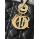 CHRISTIAN DIOR Small Lady Dior Bag /Black Cannage Lambskin