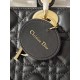 CHRISTIAN DIOR Small Lady Dior Bag /Black Cannage Lambskin