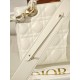 CHRISTIAN DIOR Small Lady Dior Bag /Latte Cannage Lambskin