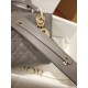 CHRISTIAN DIOR Small Lady Dior Bag /Gray Cannage Lambskin