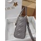 CHRISTIAN DIOR Small Lady Dior Bag /Gray Cannage Lambskin