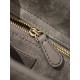 CHRISTIAN DIOR Small Lady Dior Bag /Gray Cannage Lambskin