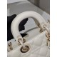 CHRISTIAN DIOR Small Lady D-Joy Bag /Latte Cannage Lambskin