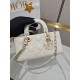 CHRISTIAN DIOR Small Lady D-Joy Bag /Latte Cannage Lambskin