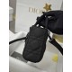 CHRISTIAN DIOR Small Lady D-Joy Bag /Ultramatte Black Cannage Calfskin