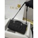 CHRISTIAN DIOR Small Lady D-Joy Bag /Ultramatte Black Cannage Calfskin