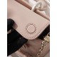 CHRISTIAN DIOR Small Lady D-Joy Bag /Powder Pink Cannage Lambskin