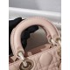 CHRISTIAN DIOR Small Lady D-Joy Bag /Powder Pink Cannage Lambskin