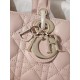 CHRISTIAN DIOR Small Lady D-Joy Bag /Powder Pink Cannage Lambskin