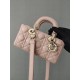 CHRISTIAN DIOR Small Lady D-Joy Bag /Powder Pink Cannage Lambskin