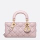 CHRISTIAN DIOR Small Lady D-Joy Bag /Pale Pink Cannage Lambskin