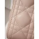 CHRISTIAN DIOR Small Lady D-Joy Bag /Pale Pink Cannage Lambskin