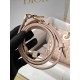 CHRISTIAN DIOR Small Lady D-Joy Bag /Pale Pink Cannage Lambskin