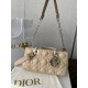 CHRISTIAN DIOR Small Lady D-Joy Bag /Biscuit Cannage Lambskin