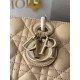 CHRISTIAN DIOR Small Lady D-Joy Bag /Biscuit Cannage Lambskin