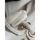 CHRISTIAN DIOR Mini Lady Dior Bag /Latte Cannage Lambskin