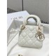 CHRISTIAN DIOR Mini Lady Dior Bag /Latte Cannage Lambskin