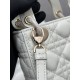 CHRISTIAN DIOR Mini Lady Dior Bag /Latte Cannage Lambskin