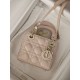 CHRISTIAN DIOR Mini Lady Dior Bag /Powder Pink Cannage Lambskin